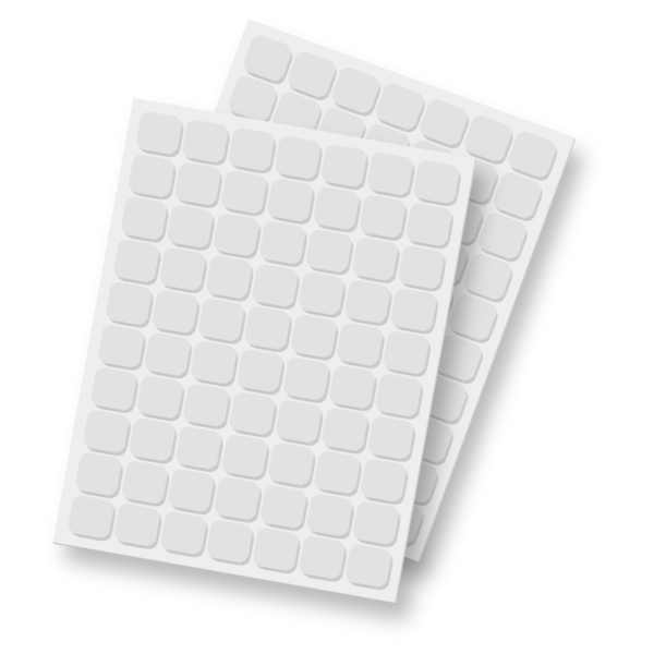 3D Foam Squares White Regular Size Scrapbook Adhesives by 3L